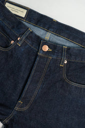 NW1 Relaxed Heritage Indigo 14oz Japanese Rinse Selvedge Mens Jeans