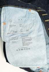 NW1 Relaxed Heritage Indigo 14oz Japanese Rinse Selvedge Mens Jeans