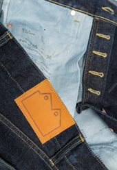 NW1 Relaxed Heritage Indigo 14oz Japanese Rinse Selvedge Mens Jeans