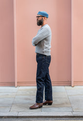NW1 Relaxed Heritage Indigo 14oz Aramid Rinsed Japanese Raw Selvedge Mens Jeans