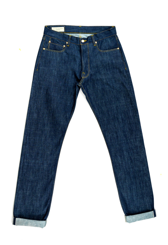 NW1 Relaxed Heritage Indigo 13.75oz Italian Raw Selvedge Mens Jeans