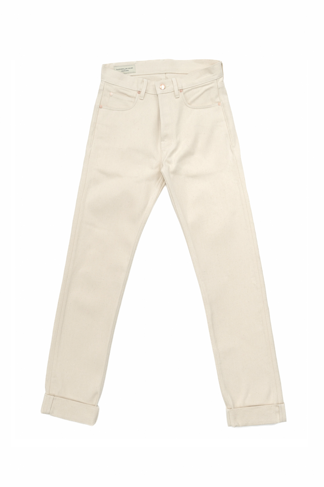 NW8 Heritage Slim 13oz Italian Ecru Raw Mens Jean