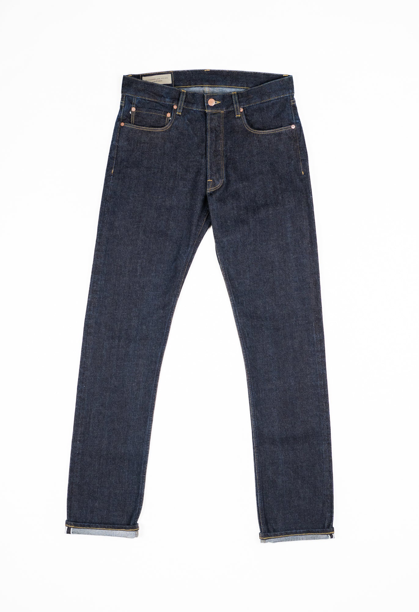 NW8 Heritage Slim 14oz Indigo Japanese Rinse Selvedge Mens Jeans