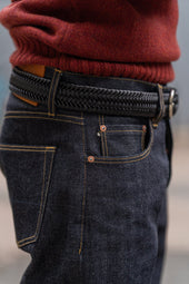 NW8 Heritage Slim 14oz Indigo Japanese Raw Selvedge Mens Jeans