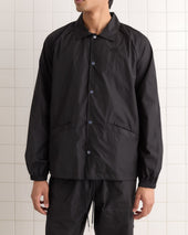 Nylon Track Jacket - Black