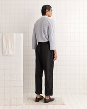 Nylon Tear-Away Track Pants - Black