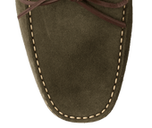 Napoli Earth Green Suede