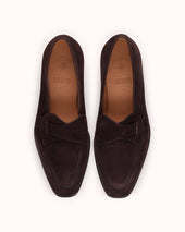Natalino X Cnes Butterfly Loafer Dark Brown Suede