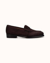 Natalino X Cnes Butterfly Loafer Dark Brown Suede
