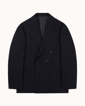 Double Breasted Sport Jacket Tropical Wool