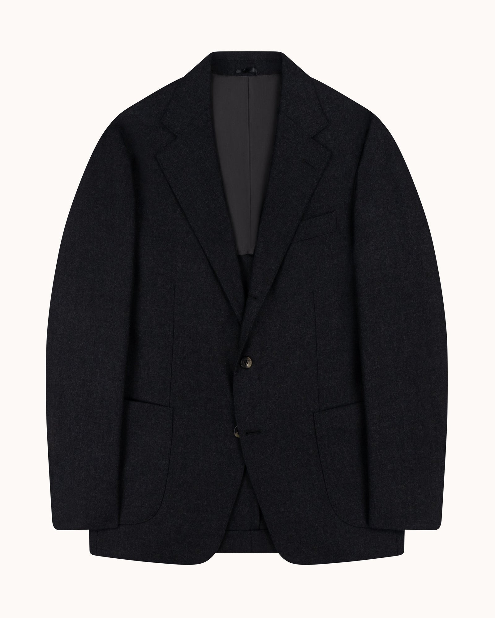 Sport Jacket Grey Twill Wool