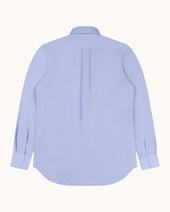 Button Down Collar Shirt M Lange Cotton Linen