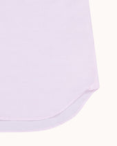 Button Down Collar Shirt Pink Cotton Linen