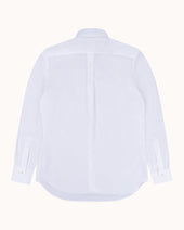 Button Down Collar Shirt Cotton Linen