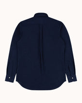 Button Down Collar Shirt Cotton Linen