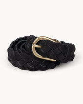 Woven Belt Suede