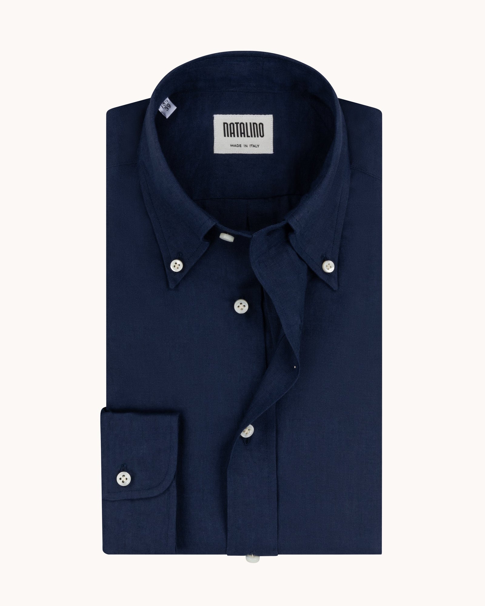 Button Down Collar Shirt Linen