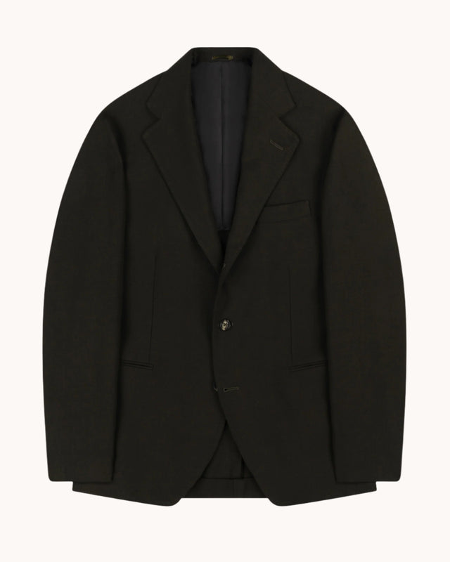 Sport Jacket - Dark Olive Tropical Wool