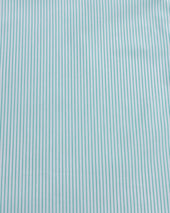 Button Down Collar Shirt Green Stripe Cotton Poplin