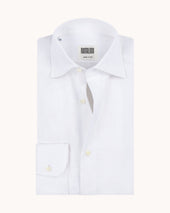 Spread Collar Shirt Linen