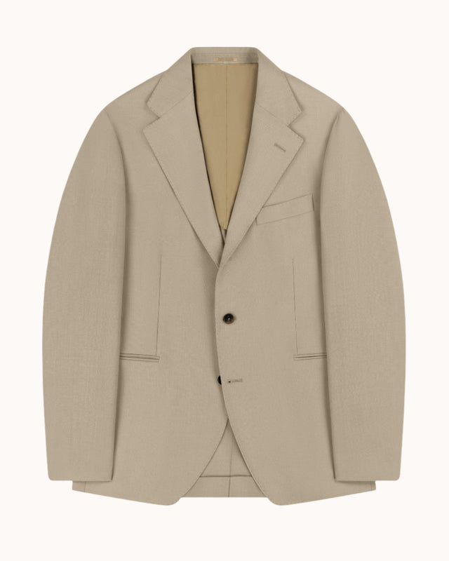 Sport Jacket - Taupe Tropical Wool