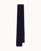 Shibumi Firenze - Crunchy Silk Knit Tie - Navy