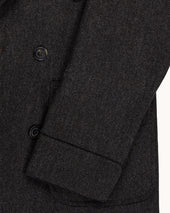 Double Breasted Overcoat Twill Wool Cashmere