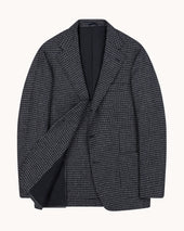 Sport Jacket Grey Houndstooth Wool
