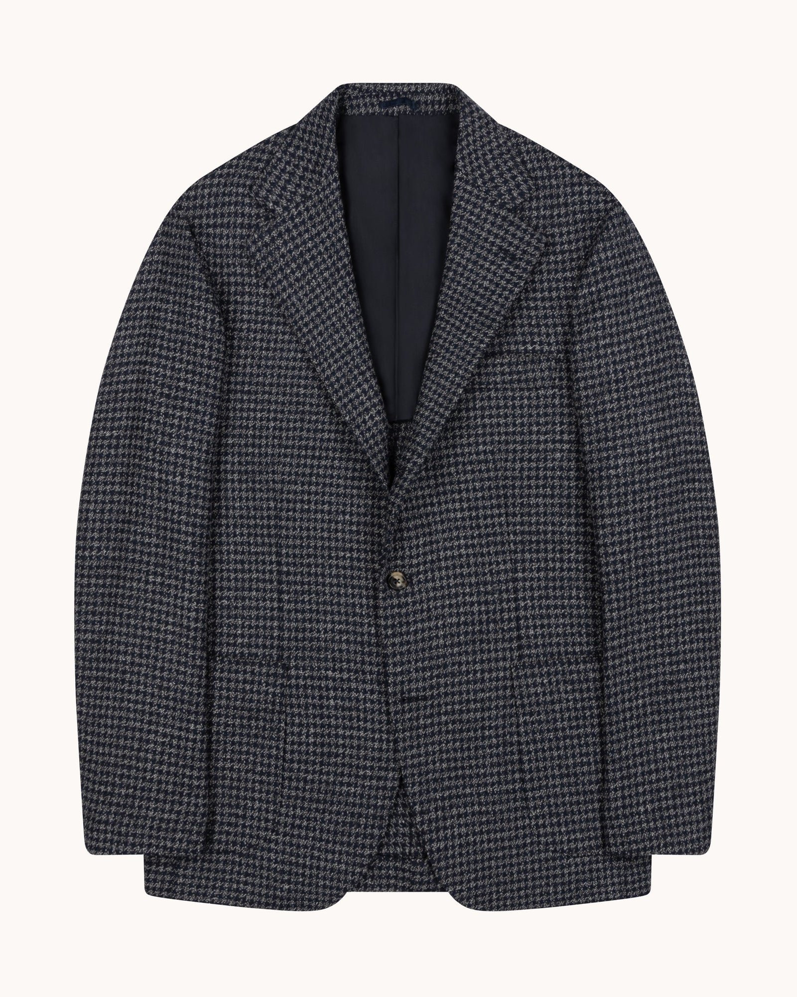 Sport Jacket Grey Houndstooth Wool