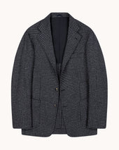 Sport Jacket Grey Houndstooth Wool