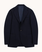Sport Jacket - Navy Wool Cavalry Twill