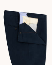 Flat Front Trouser Brushed Cotton