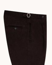 Single Pleat Trouser Cotton Corduroy