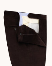 Single Pleat Trouser Cotton Corduroy