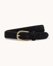 Belt - Black Suede