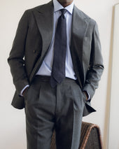 Shibumi Firenze Grenadine Garza Fina Tie Midnight