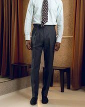 Single Pleat Trouser Linen