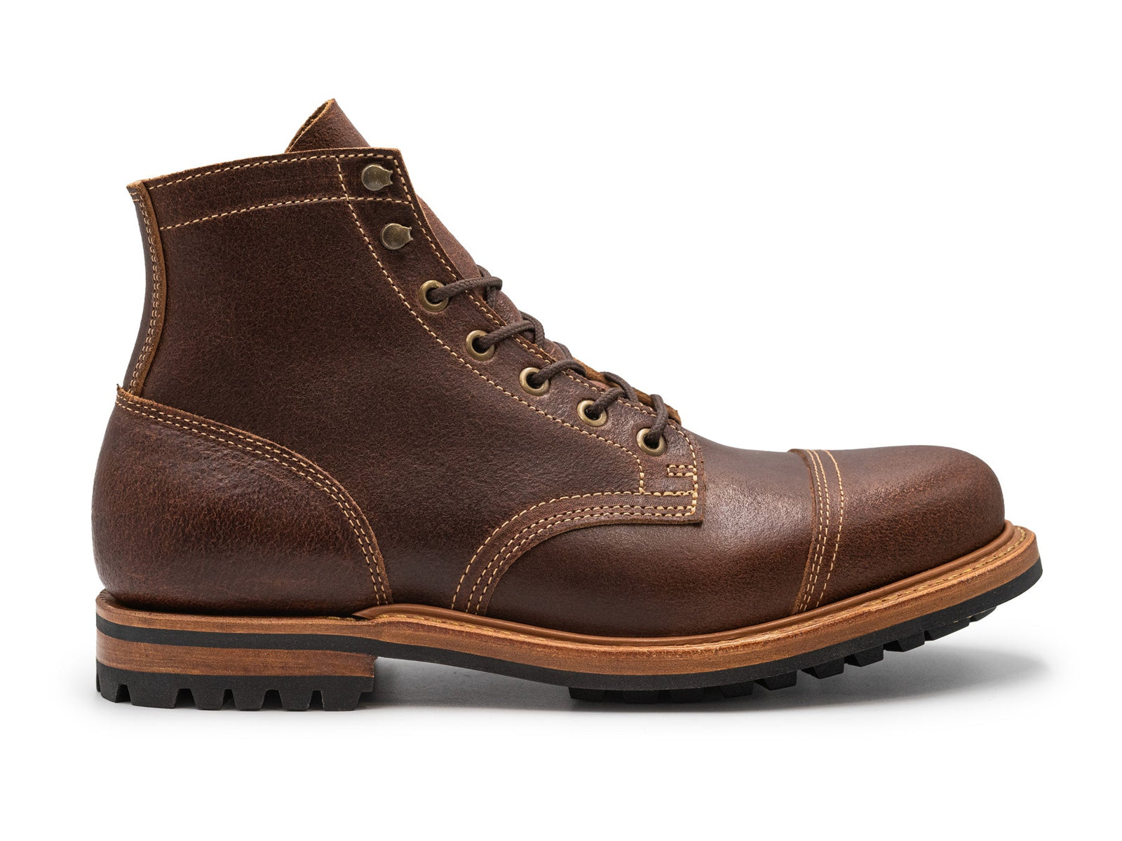 Natural Rough Shot Cap Toe 11 5d