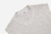 Sweater Vest Natural Marled Yarn 3sixteen