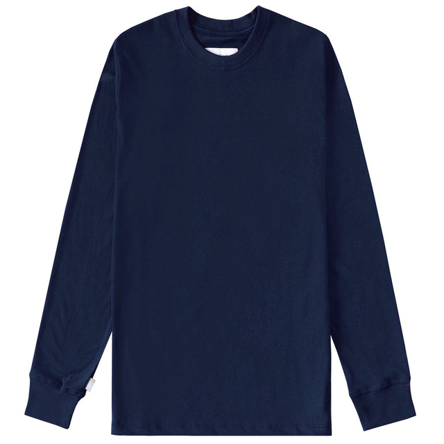 Monday Long Sleeve Tee Navy - Unisex