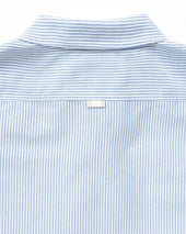 Oxford Stripe Shirt Royal - Unisex
