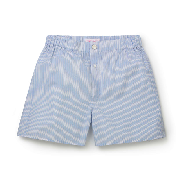 Navy/Sky/Blue Bengal Stripe Slim Fit Boxer Shorts - New