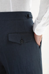 Linen Shorts Made In Italy