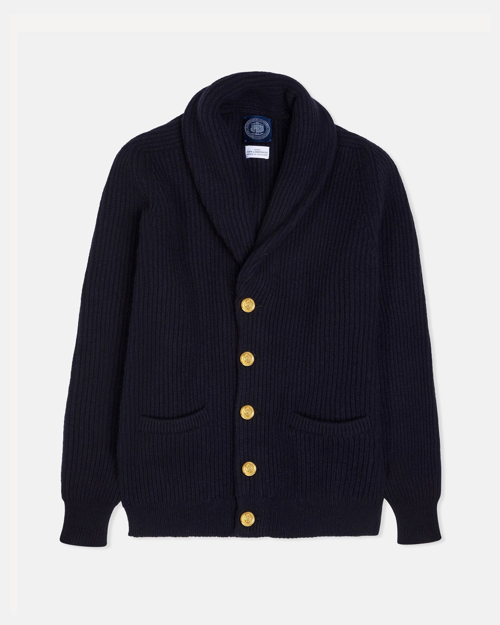 Made In Scotland Lambswool Blazer Cardigan