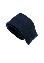 Blue Blue Wool Maglia Tie Pattern 7