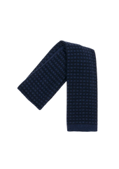 Blue Blue Wool Maglia Tie Pattern 7