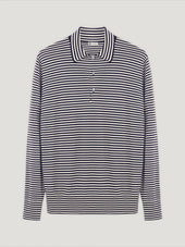 Navy/Ecru Riviera 3 Button Polo