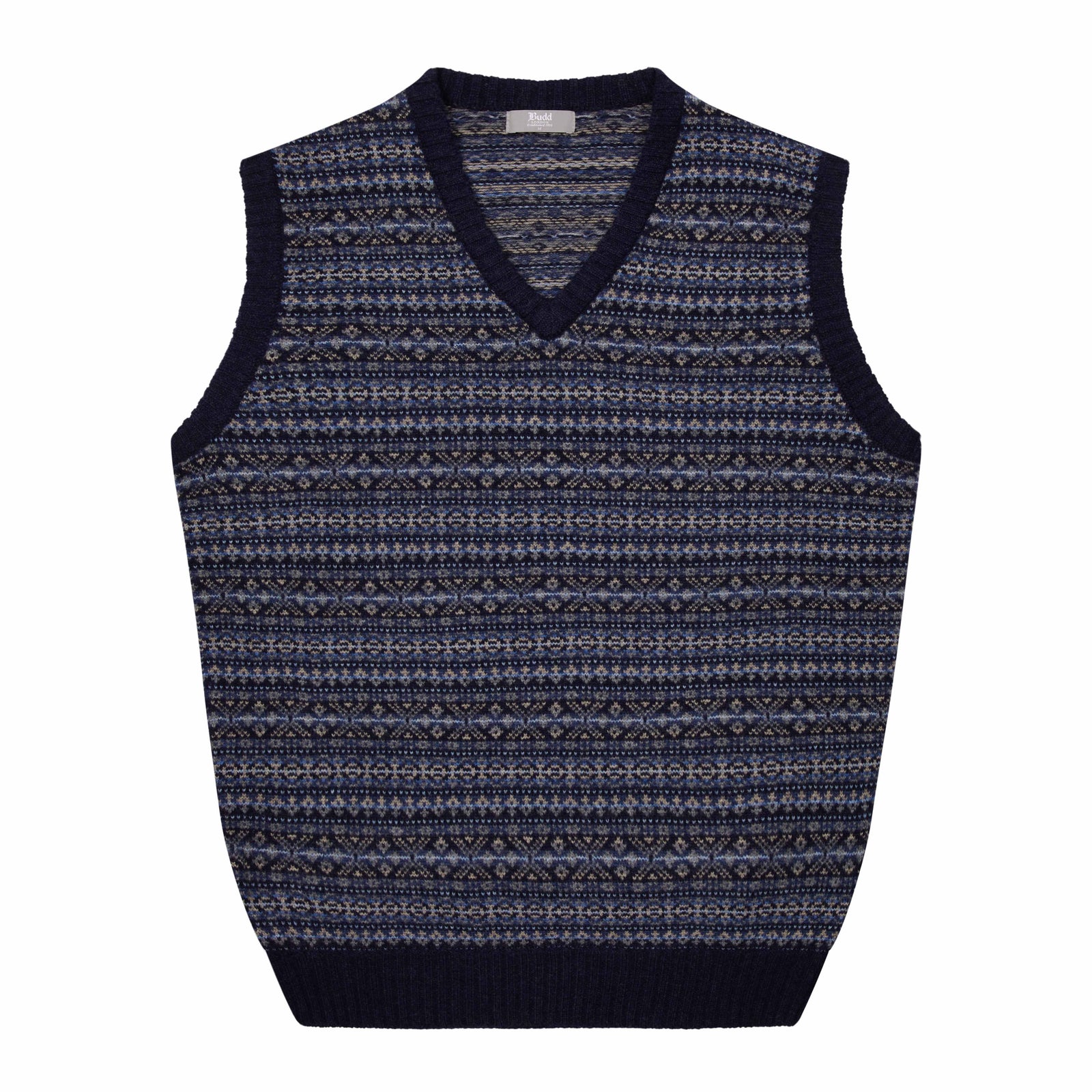 Fairisle Knitted Vest In