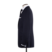 Single Breasted Notch Lapel Suit In Flannel