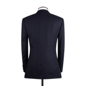 Single Breasted Notch Lapel Suit In Flannel